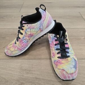Merrell Rainbow Tie Dye Alpine Shoes Women's 8 Sneakers Hiking Walking Colorful